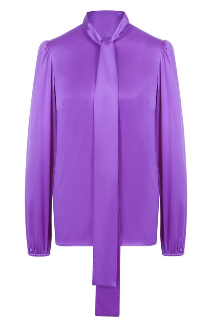 Женская атласная блузка DOLCE & GABBANA, арт. F5Q44T/FURAG