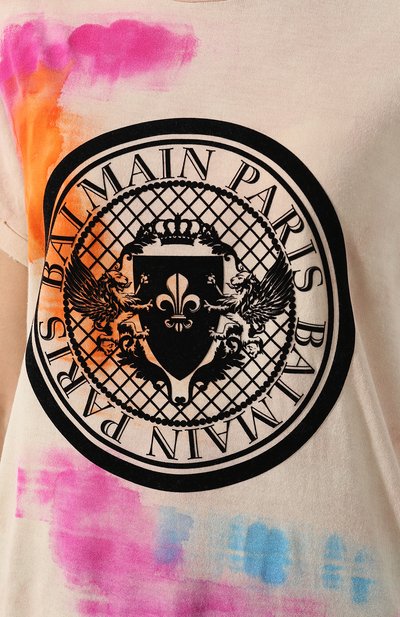 Хлопковая футболка BALMAIN, арт. RF11006/I026, фото 5