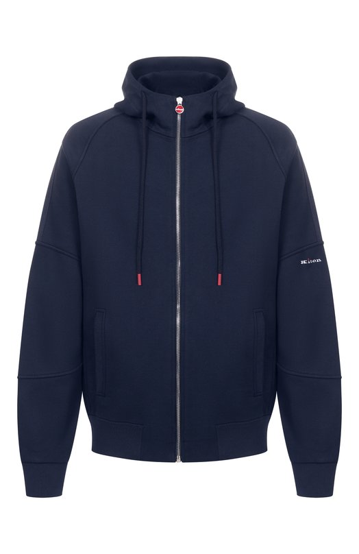 Хлопковая толстовка Kiton UMKZ02303 Синий UMKZ02303
