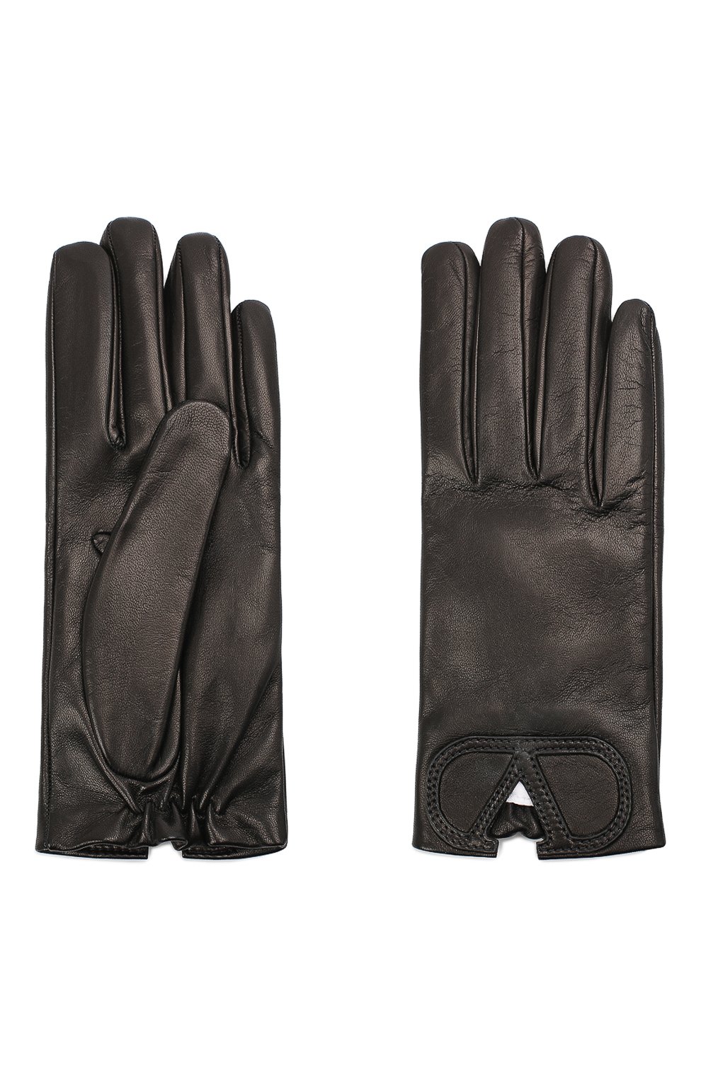 Кожаные перчатки VALENTINO, арт. UW2GDA15/IDM, фото 2