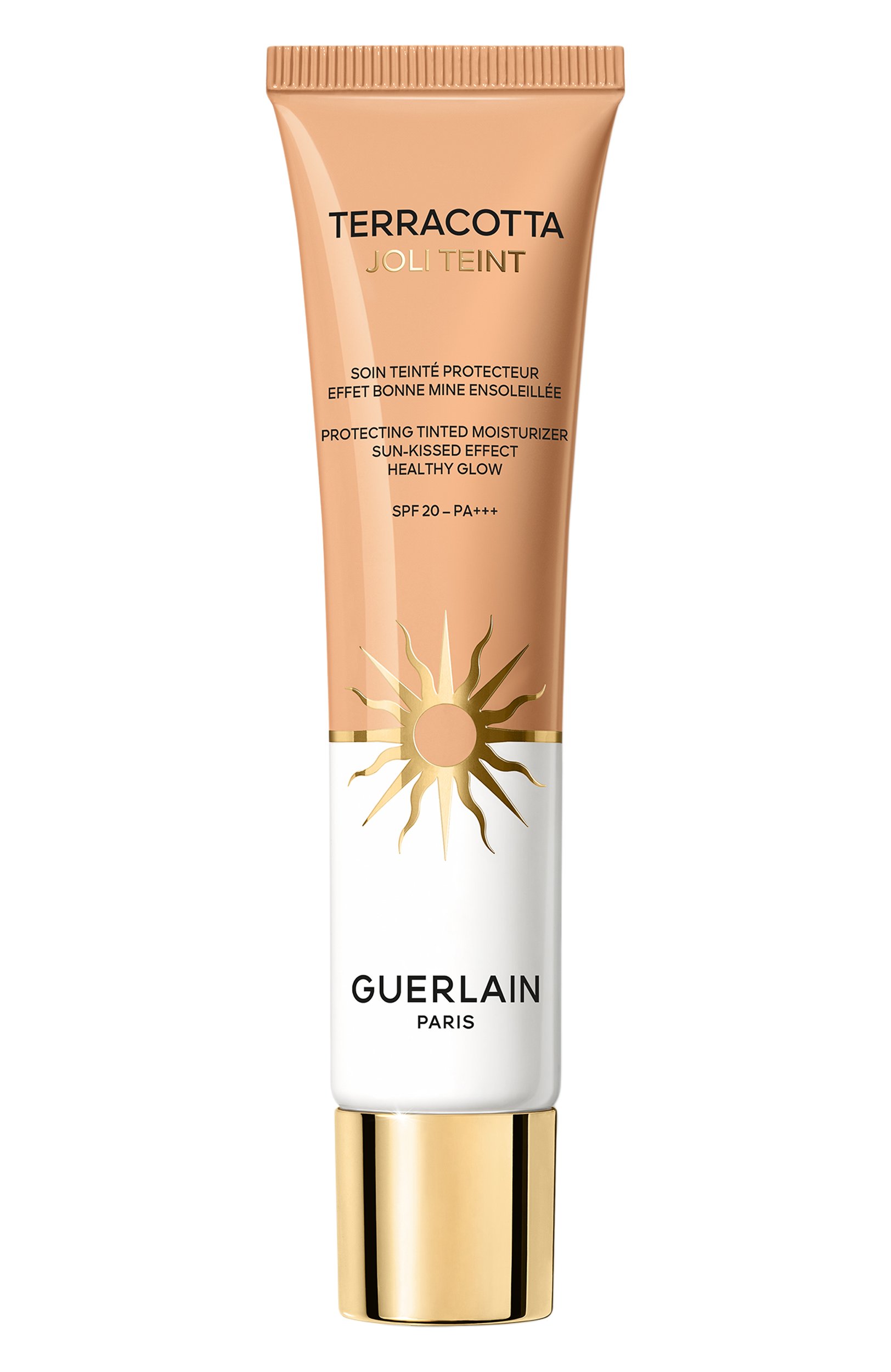 Увлажняющий крем с тональным эффектом terracotta joli teint spf 20-pa+++, оттенок 20 золотистый (30ml) GUERLAIN цвета по цене 5900 руб., арт. G062297, фото 1 Увлажняющий крем с тональным эффектом terracotta joli teint spf 20-pa+++, оттенок 20 золотистый (30ml) GUERLAIN, арт. G062297, фото 1