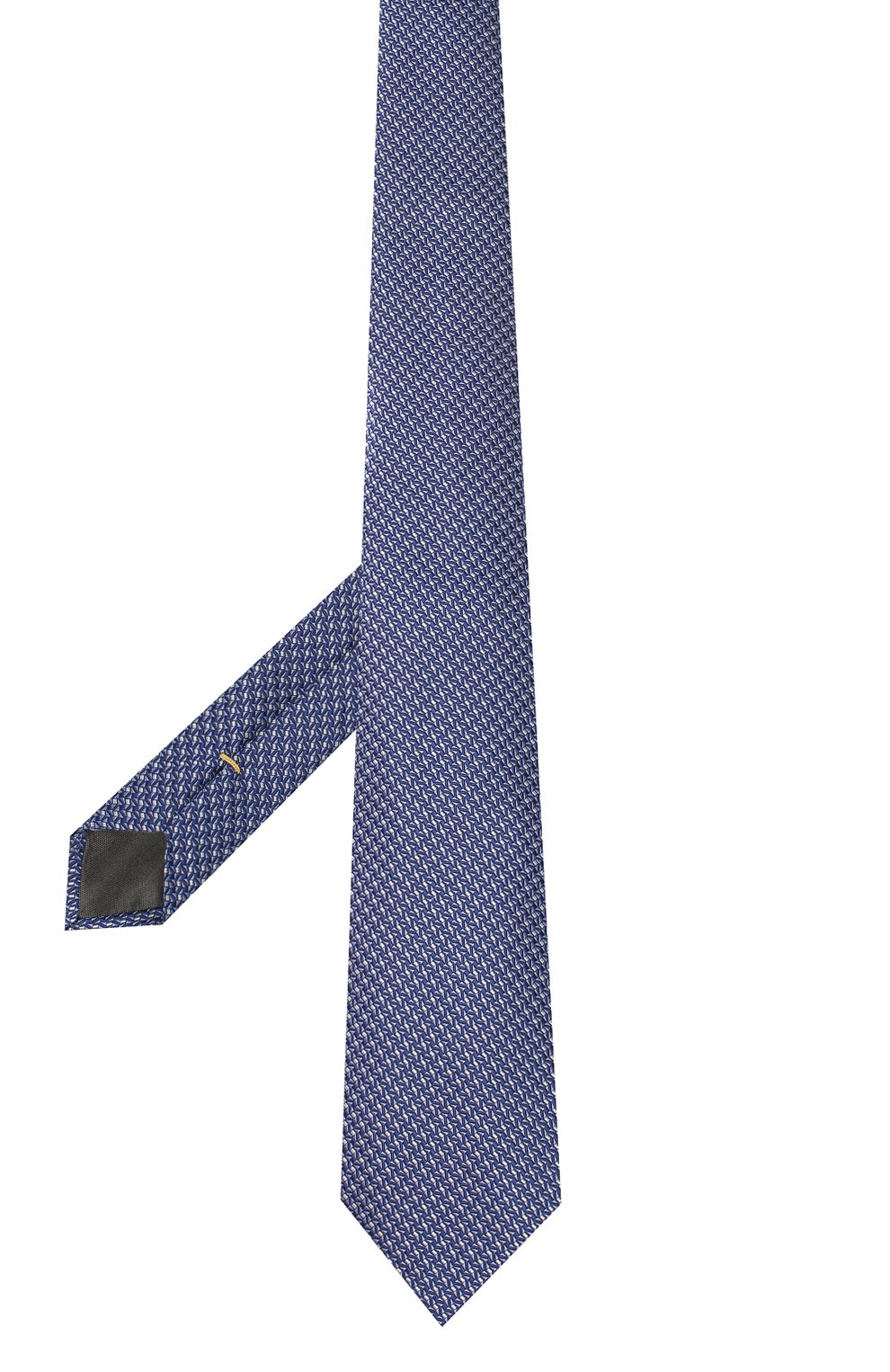 Шелковый галстук CANALI синего цвета по цене 9575 руб., арт. 18/HJ02553, фото 2 Шелковый галстук CANALI, арт. 18/HJ02553, фото 2