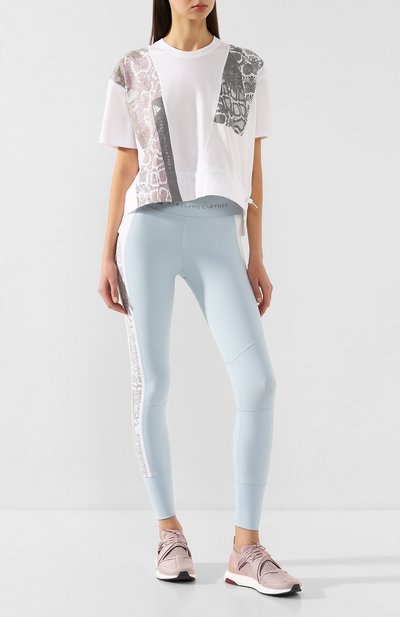 Хлопковая футболка ADIDAS BY STELLA MCCARTNEY, арт. FK9689, фото 2