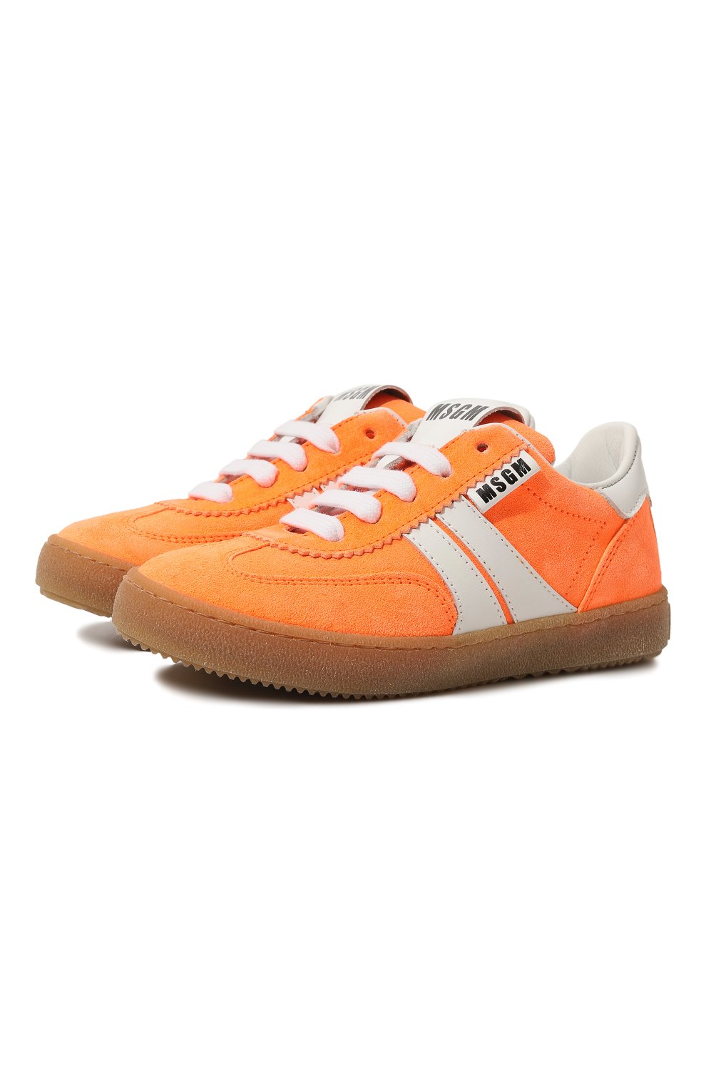 Кожаные кеды MSGM KIDS, арт. 76839/28-35, фото 1