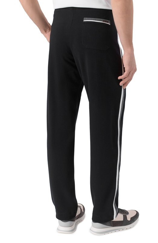 Хлопковые брюки Stefano Ricci K101046P3D/T25350 Чёрный  K101046P3D/T25350 Фото 4