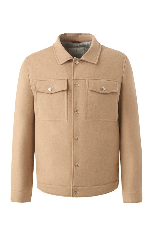Утепленная куртка-рубашка Brunello Cucinelli MM4636447 Бежевый MM4636447