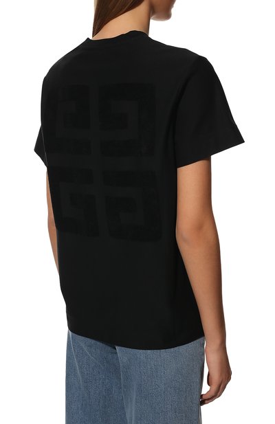 Хлопковая футболка GIVENCHY, арт. BW707Z30NH, фото 4