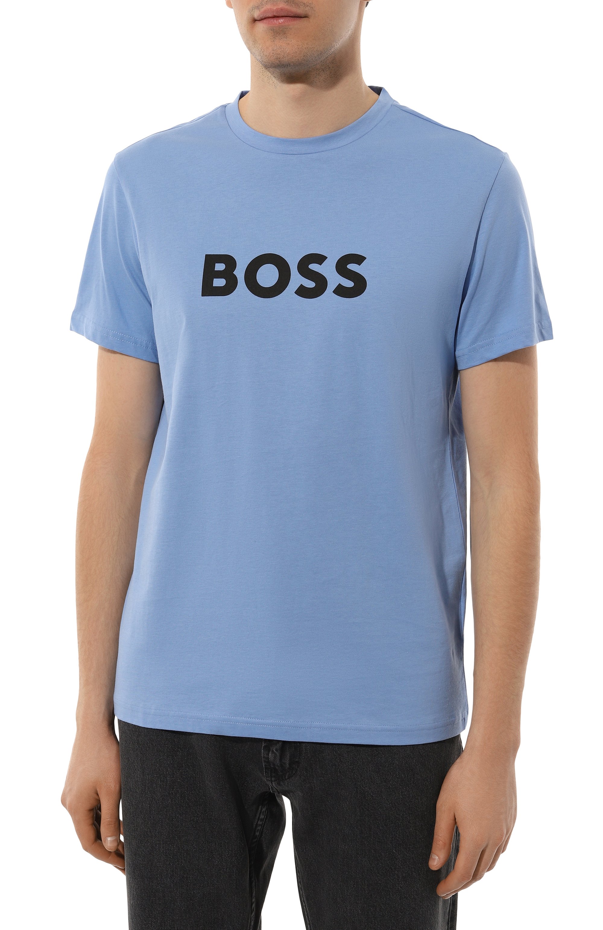 Хлопковая футболка BOSS, арт. 50503276, фото 3