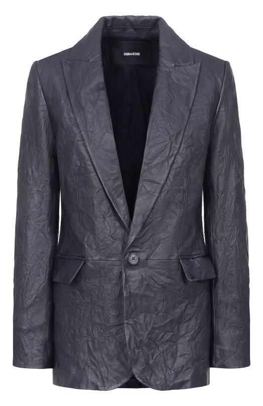 Кожаный жакет Zadig and Voltaire RWBL00059 Синий RWBL00059