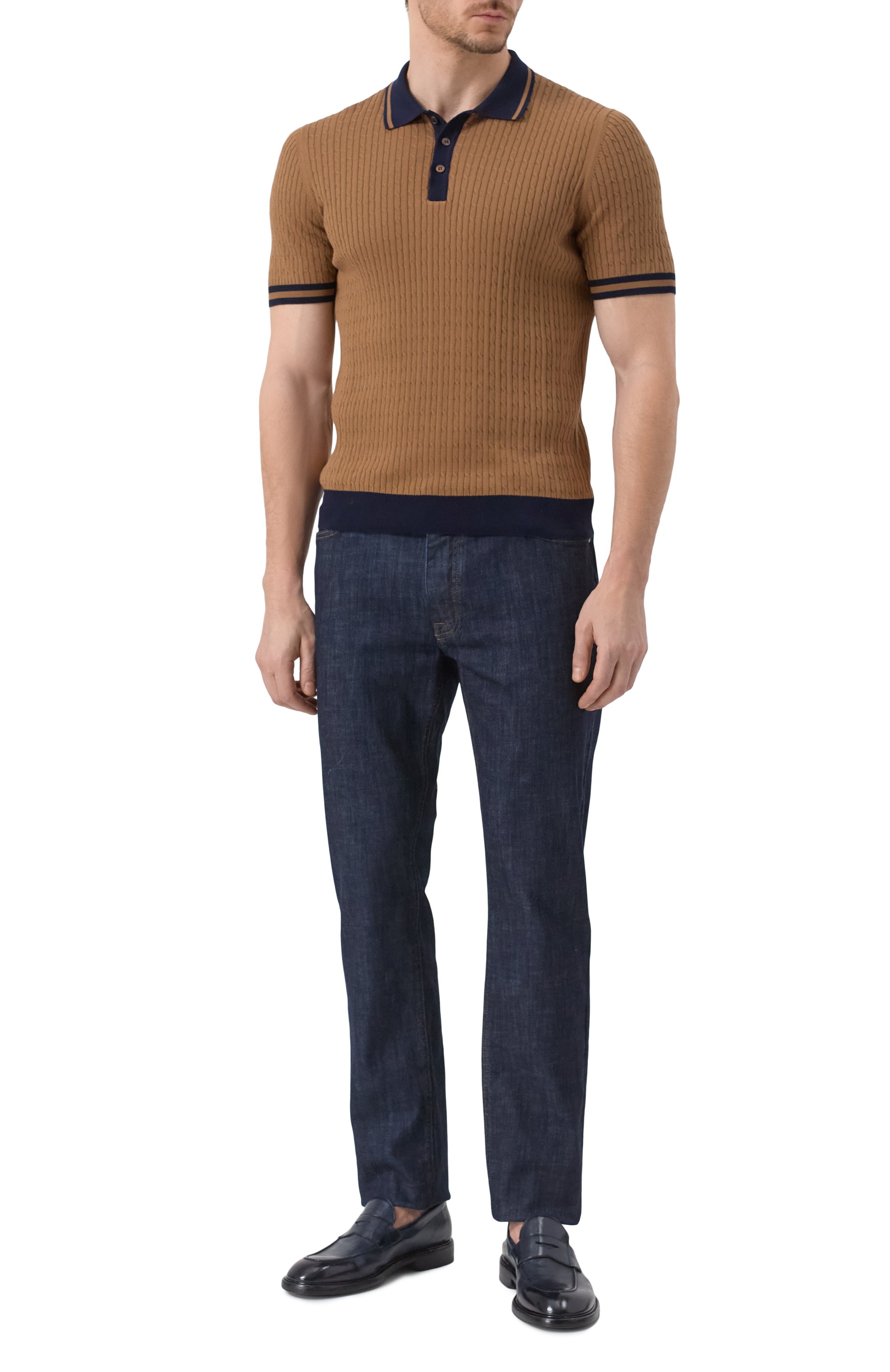 Хлопковое поло GRAN SASSO, арт. 57113/20625, фото 2