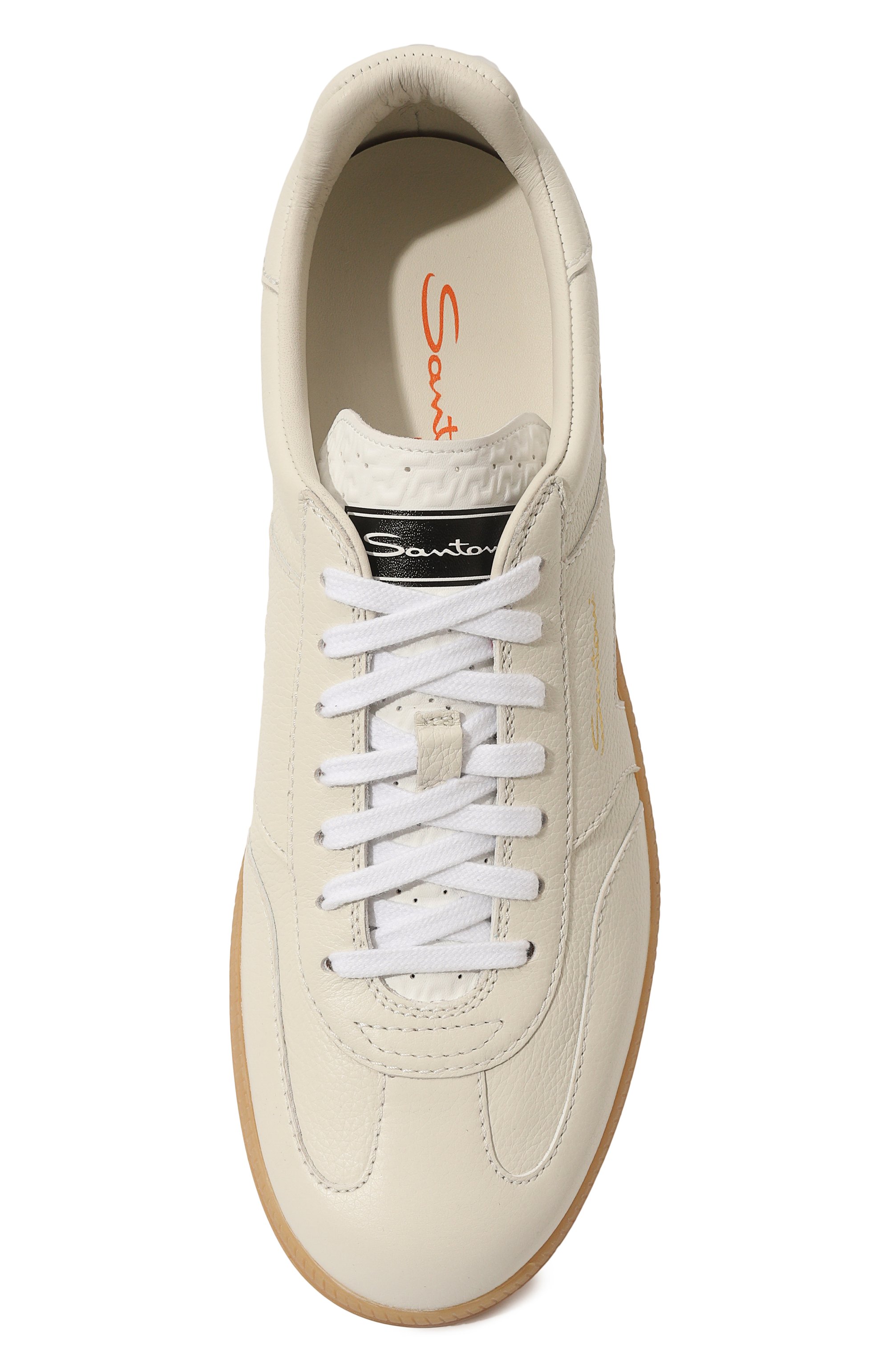 Кожаные кеды dbs oly SANTONI, арт. MBPL21975FARTSZ6I55, фото 6