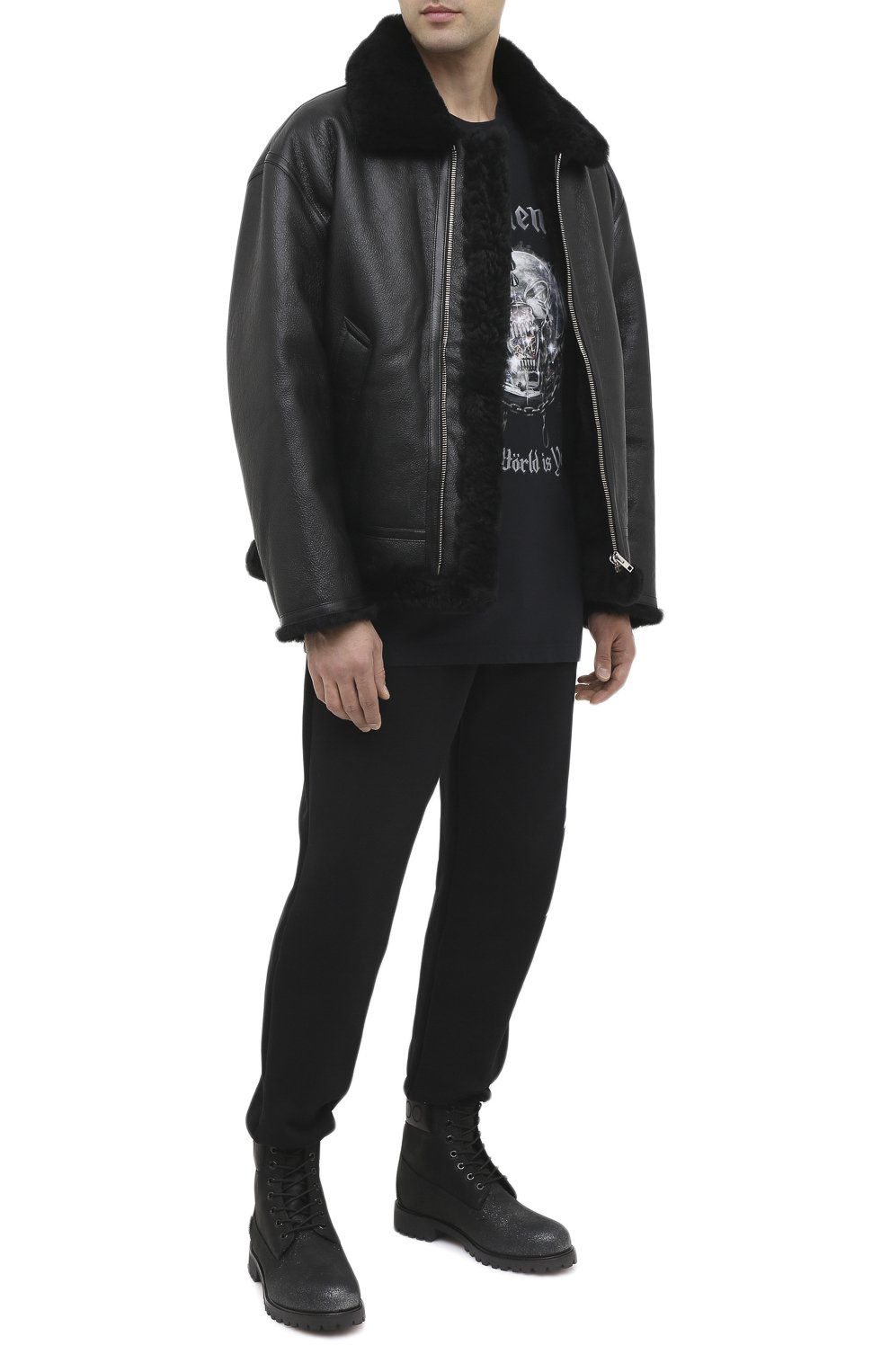 Кожаные ботинки jc x timberland JIMMY CHOO, арт. JC X TIMBERLAND/M/TNGI, фото 2