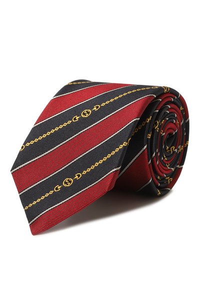 Шелковый галстук GUCCI, арт. 643929 4E002, фото 1
