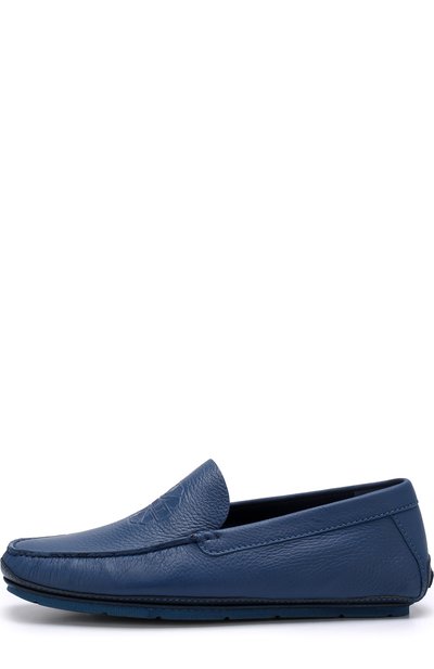 Кожаные мокасины с тиснением ZILLI, арт. M001/017, фото 3