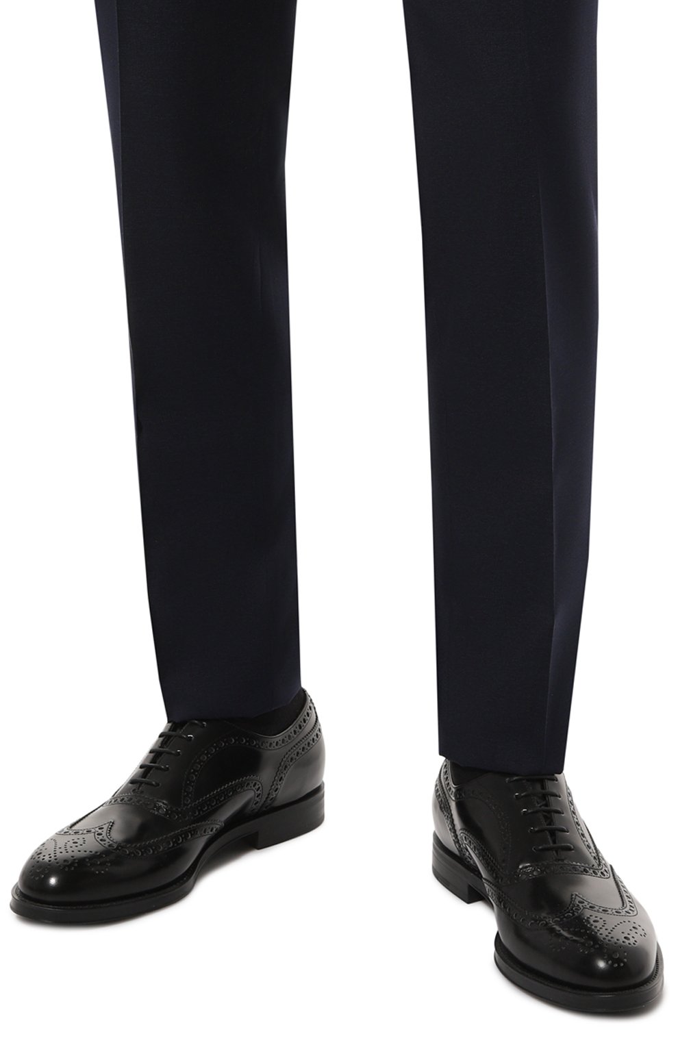 Кожаные оксфорды GIORGIO ARMANI черного цвета по цене 59950 руб., арт. X2C590/XF294, фото 3 Кожаные оксфорды GIORGIO ARMANI, арт. X2C590/XF294, фото 3