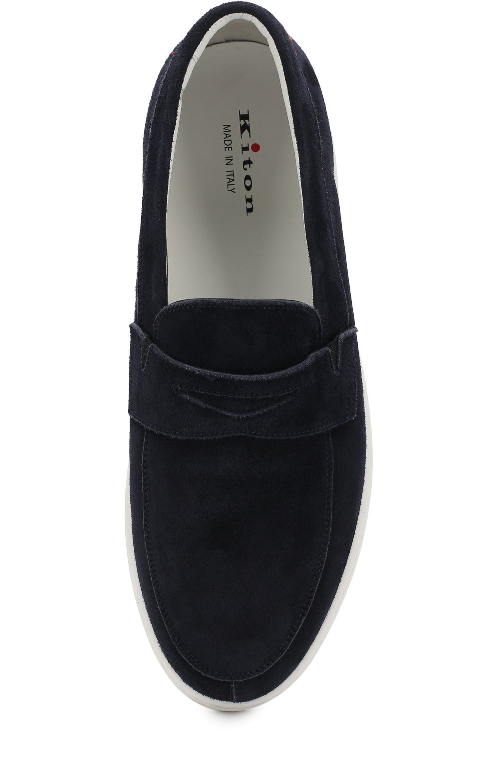 Замшевые пенни-лоферы KITON, арт. USSFI0CN0010412007, фото 5