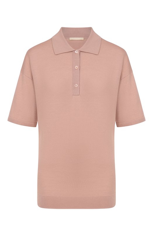 Поло из шерсти и шелка 12 STOREEZ 137030 Розовый 137030