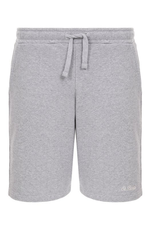 Хлопковые шорты MC2 Saint Barth STBM RANDLE/00133H Серый STBM RANDLE/00133H