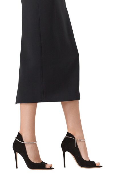 Замшевые туфли GIANVITO ROSSI, арт. G50649.15RIC.CAMNER0, фото 3