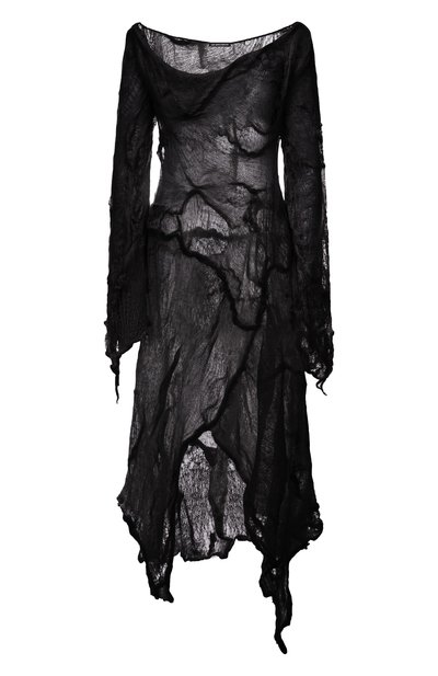 Женское шерстяное платье ANN DEMEULEMEESTER, арт. B0013473/KN076