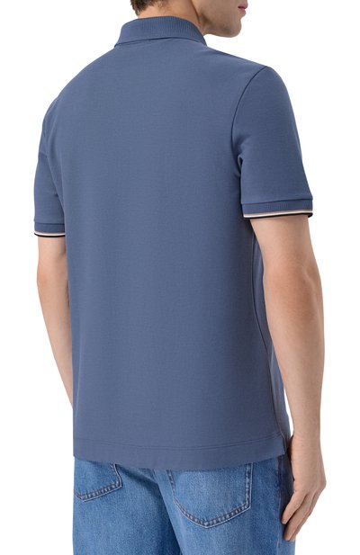 Хлопковое поло BOSS, арт. 50555108, фото 4