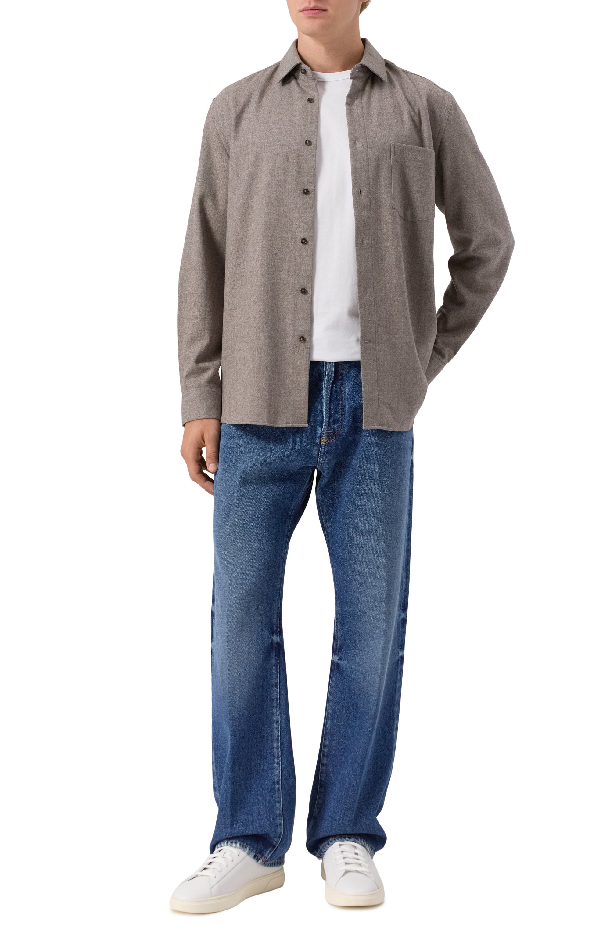 Шерстяная рубашка 12 STOREEZ, арт. 127068, фото 2