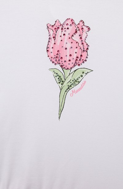 Хлопковое платье MONNALISA, арт. 31A904, фото 3