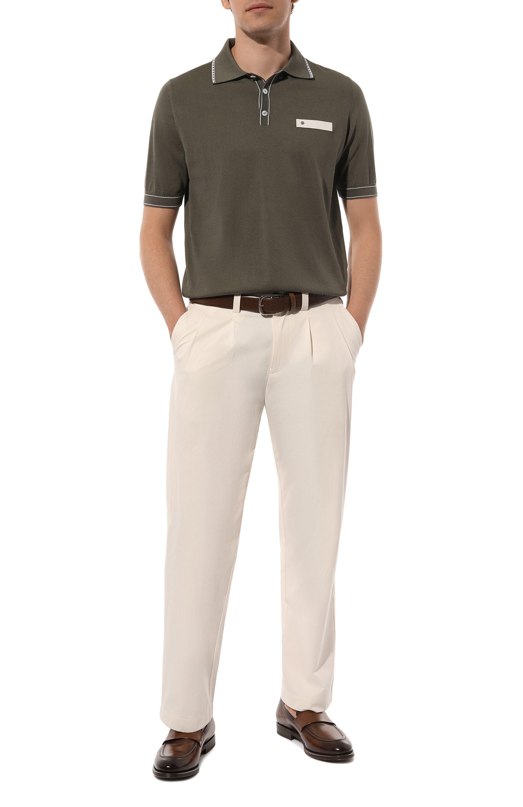 Поло из хлопка и шелка ZILLI, арт. KBP002M0144VMB000, фото 2