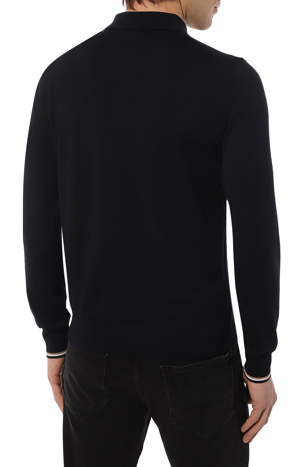 Хлопковое поло BOSS, арт. 50486705, фото 4