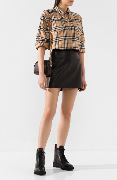 Хлопковая рубашка BURBERRY, арт. 8021051, фото 2