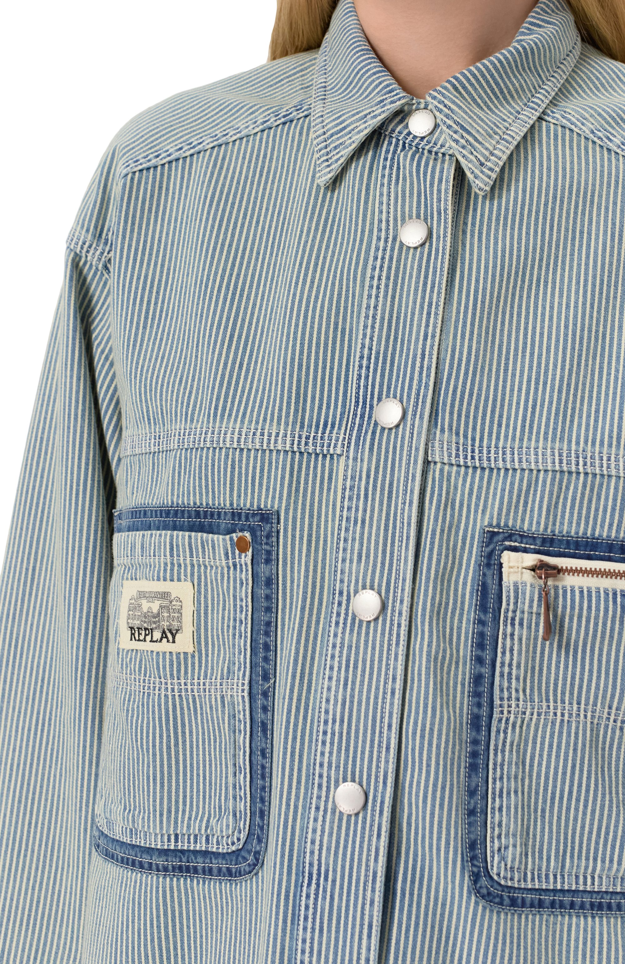 Джинсовая рубашка REPLAY, арт. W2188 .000.850 89A, фото 5