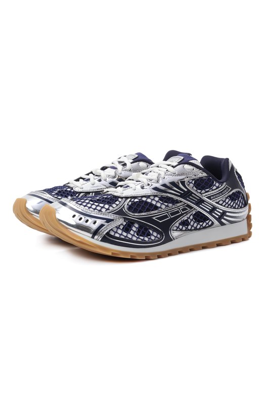 Комбинированные кроссовки Orbit Bottega Veneta 741357/V2X40 Синий 741357/V2X40