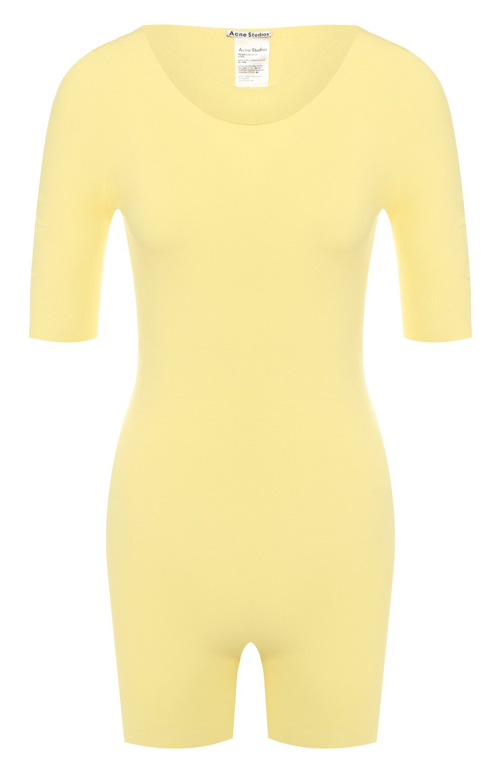 Боди ACNE STUDIOS желтого цвета по цене 26800 руб., арт. AL0056, фото 1 Боди ACNE STUDIOS, арт. AL0056, фото 1