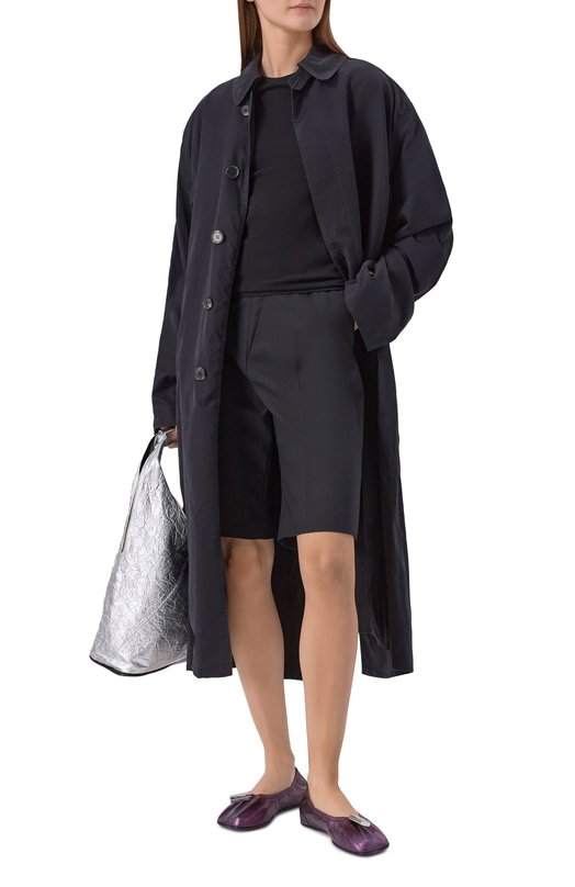 Хлопковая футболка MM6 MKMU40010 Чёрный  MKMU40010 Фото 2