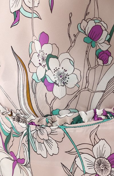 Шелковые мини-шорты с принтом CARINE GILSON, арт. SD0768-A C18, фото 4