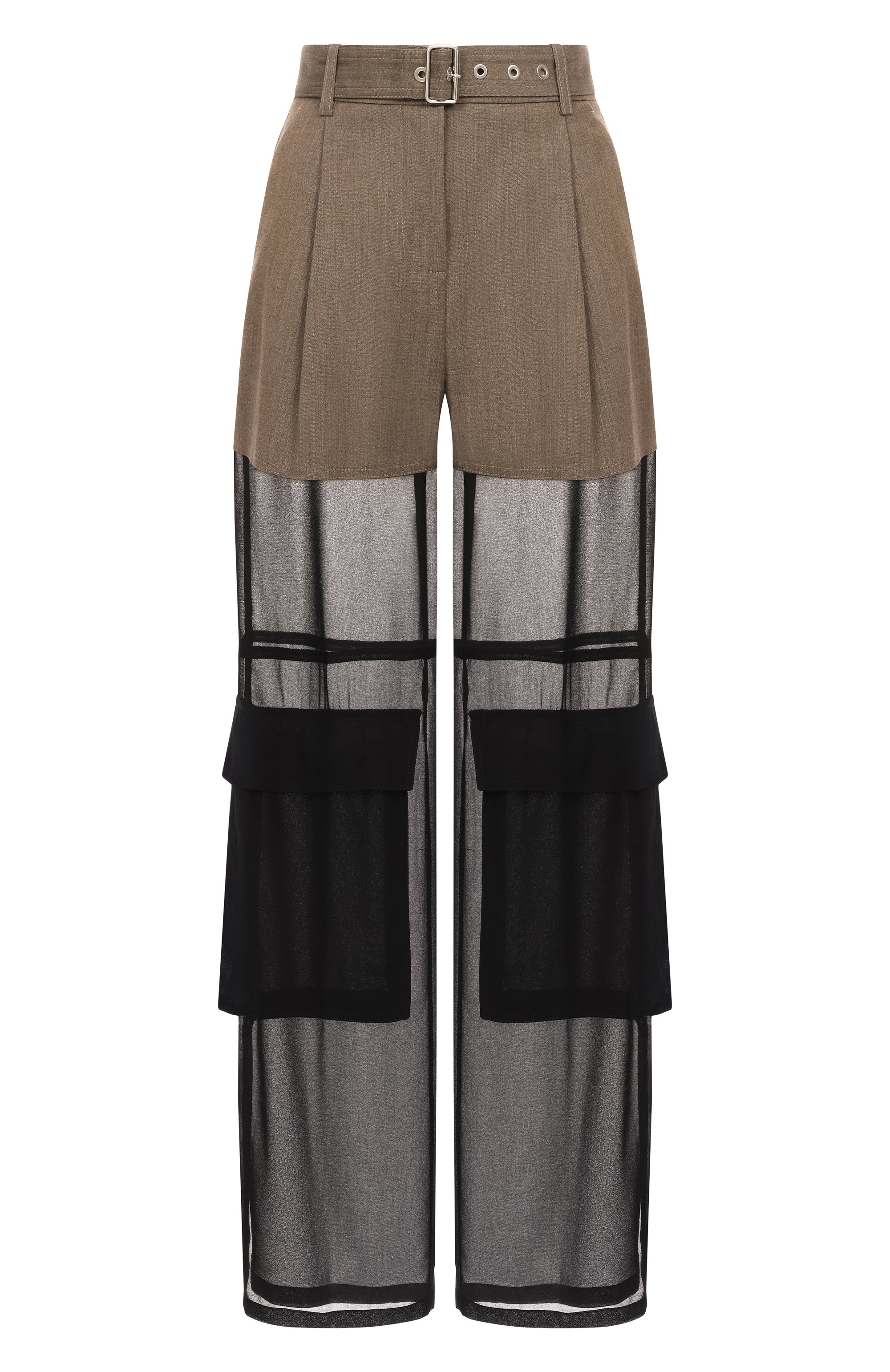 Брюки из шерсти и хлопка PINKO, арт. 104908/A2HC, фото 1