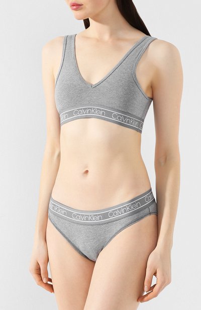 Хлопковый бра-топ CALVIN KLEIN, арт. QF5233E, фото 2