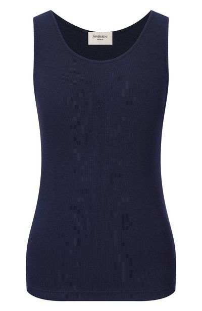 Женская хлопковая майка SAINT LAURENT, арт. 842992/Y37EC