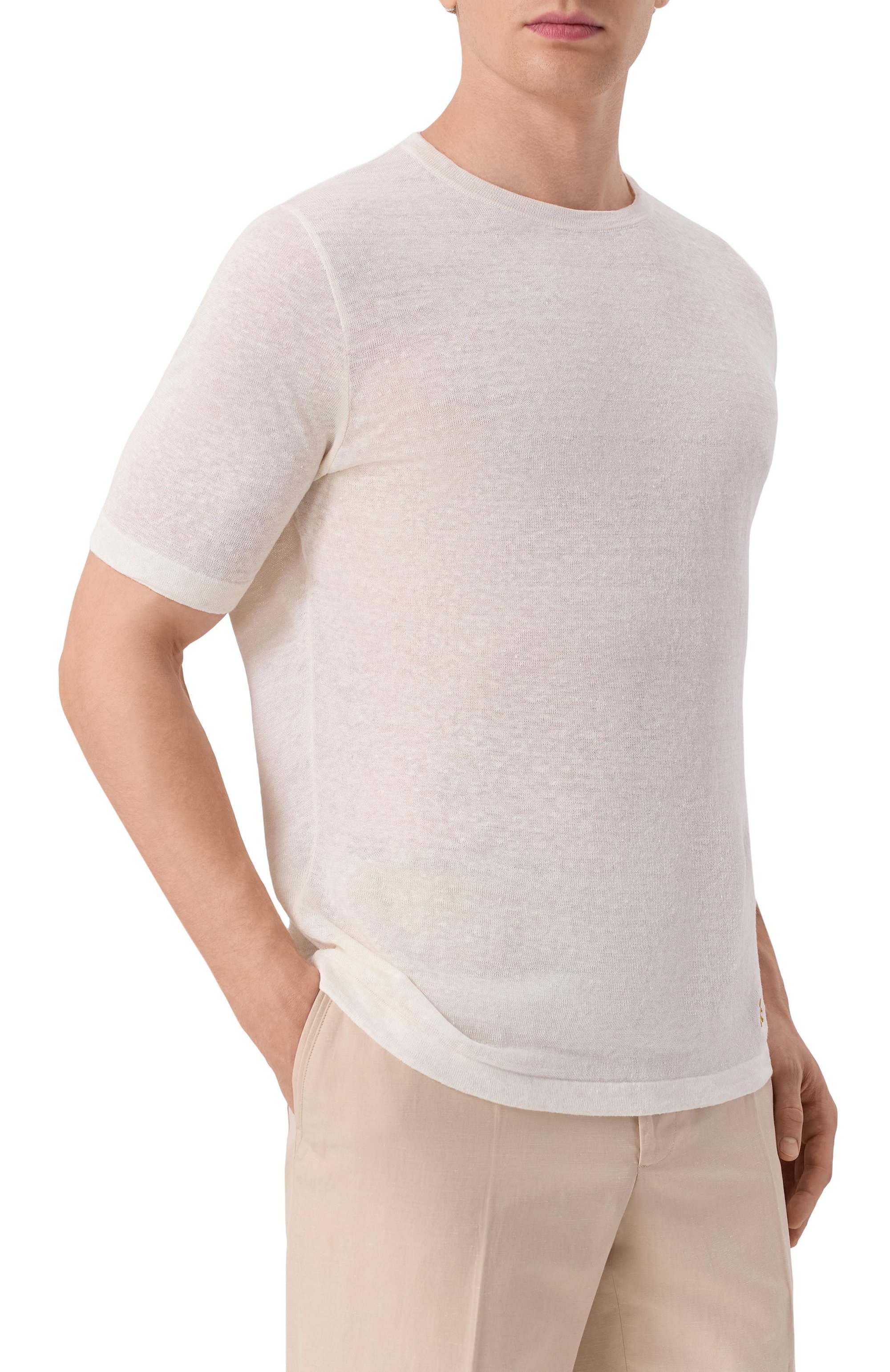 Льняная футболка ZILLI, арт. KRN002M0800VZLI00/50, фото 3