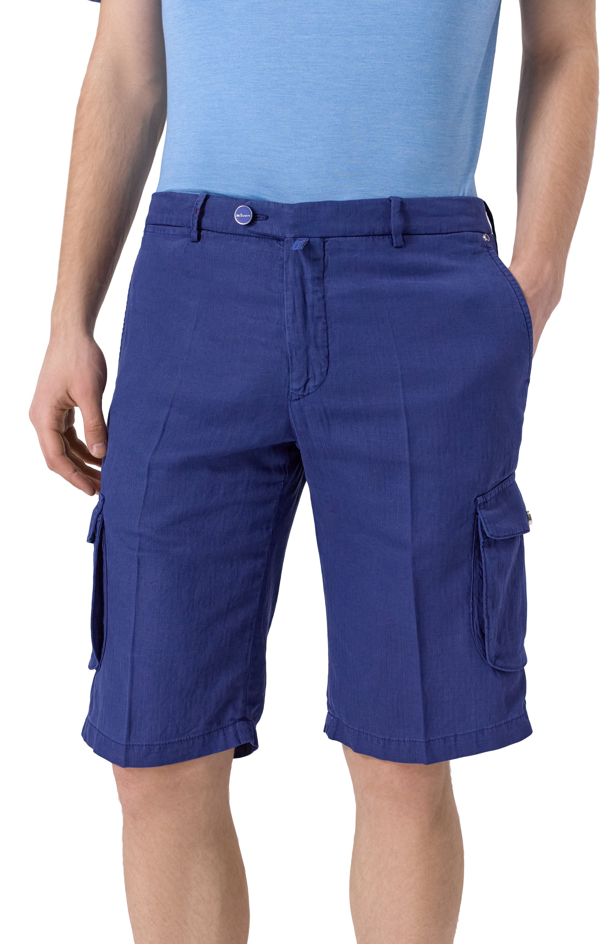 Шорты из лиоцелла и хлопка KITON, арт. UFPPBK0654F02, фото 3