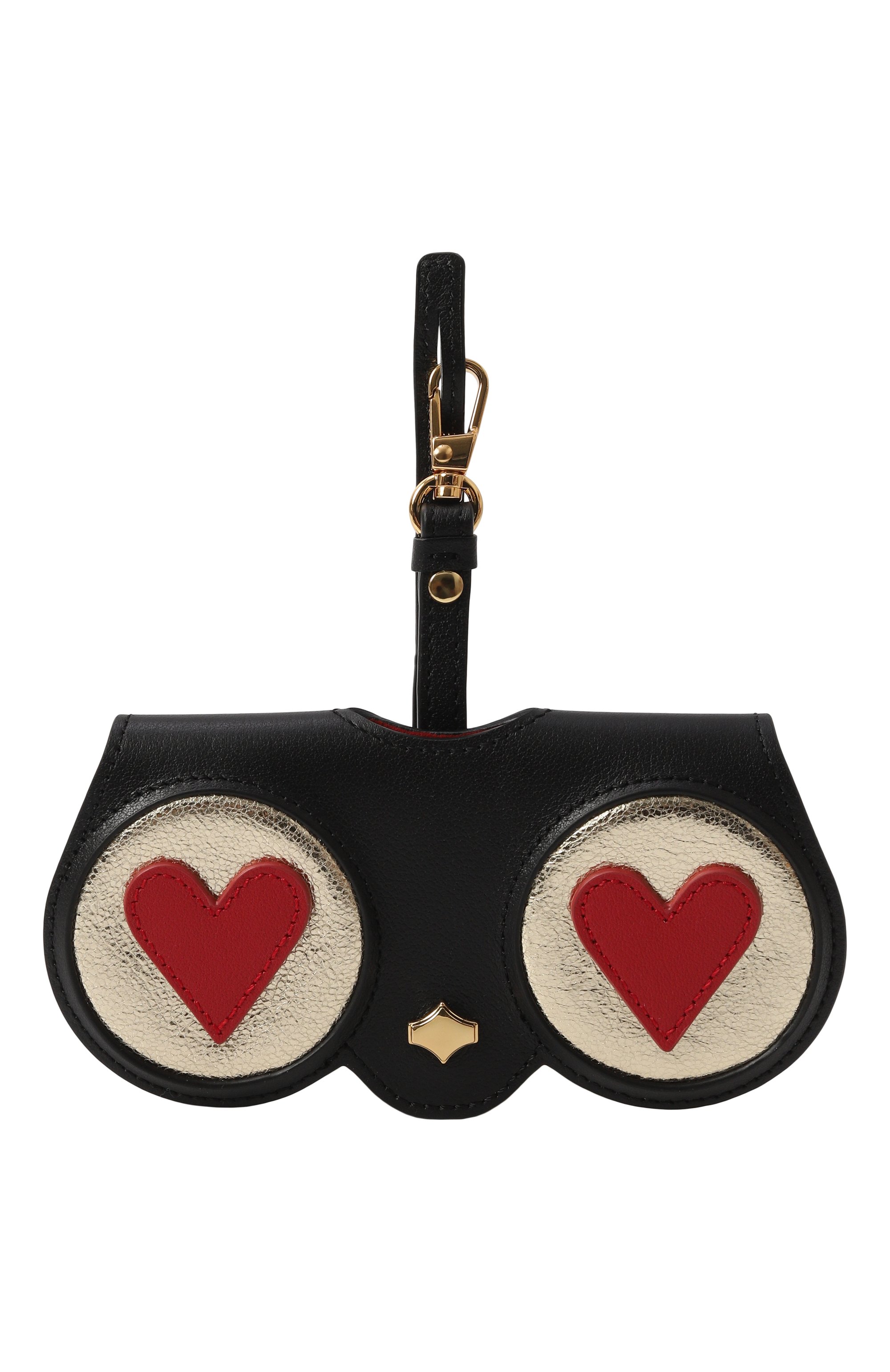 Кожаный футляр для очков ANY DI, арт. SP101602 BLACK G0LD, фото 1