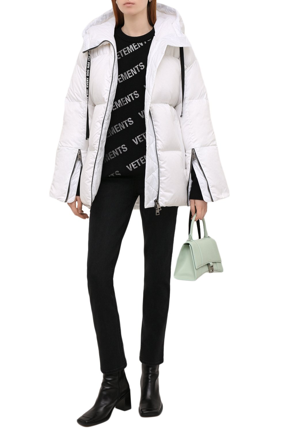 Пуховик JOG DOG белого цвета по цене 96600 руб., арт. 112110.WHT, фото 2 Пуховик JOG DOG, арт. 112110.WHT, фото 2