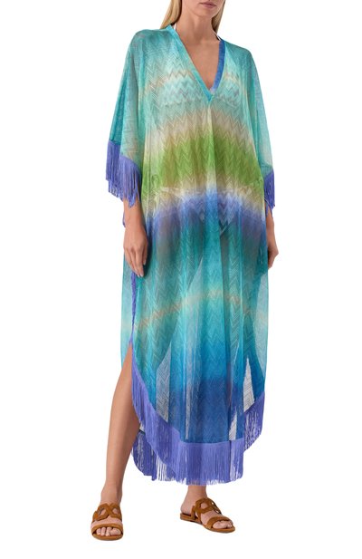 Туника MISSONI голубого цвета по цене 141500 руб., арт. MC25WQ02/BR013X, фото 2 Туника MISSONI, арт. MC25WQ02/BR013X, фото 2