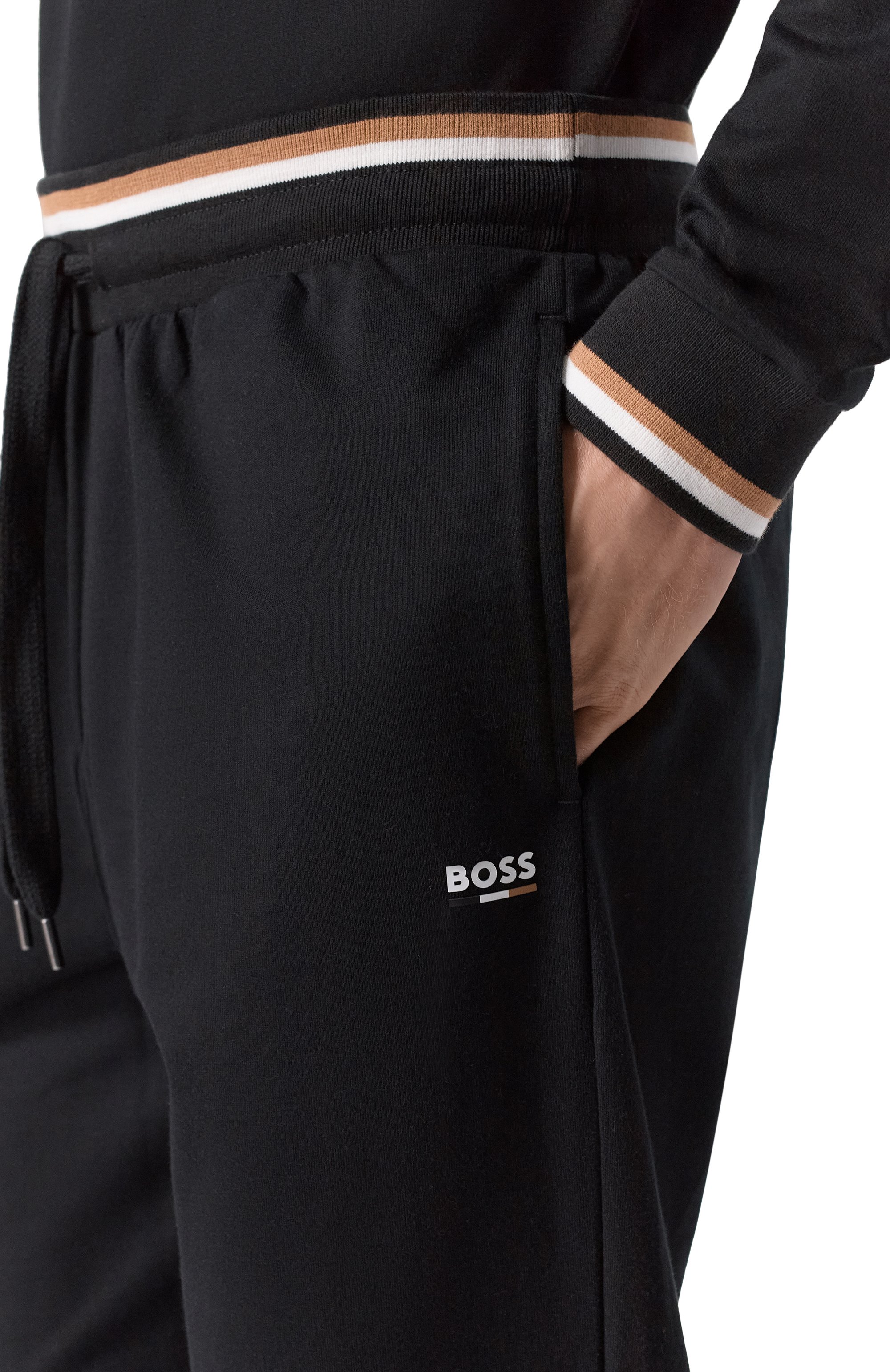 Хлопковые джоггеры BOSS, арт. 50554830, фото 5