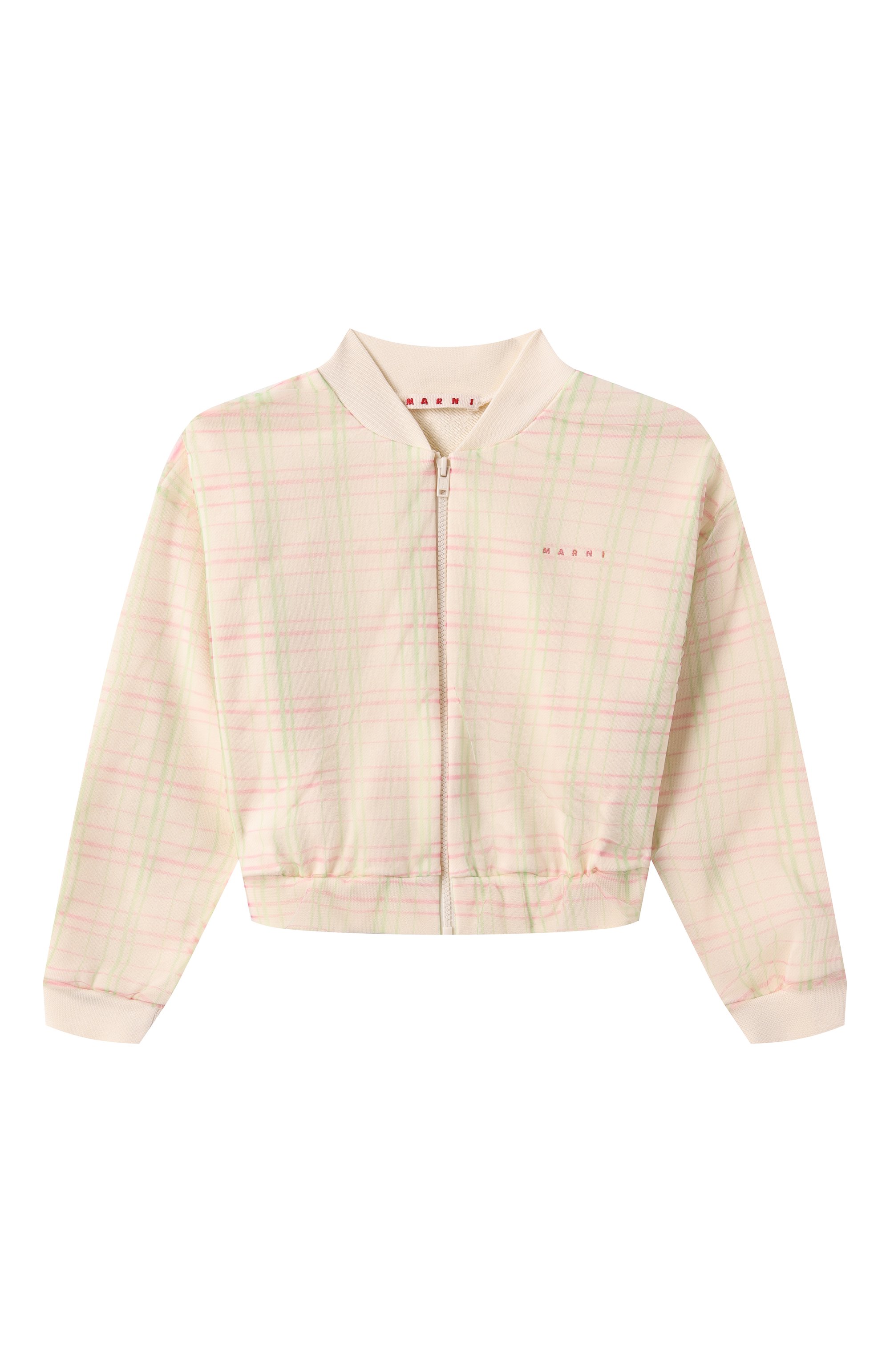 Хлопковый бомбер MARNI кремового цвета по цене 28100 руб., арт. M01453/M00TV, фото 1 Хлопковый бомбер MARNI, арт. M01453/M00TV, фото 1
