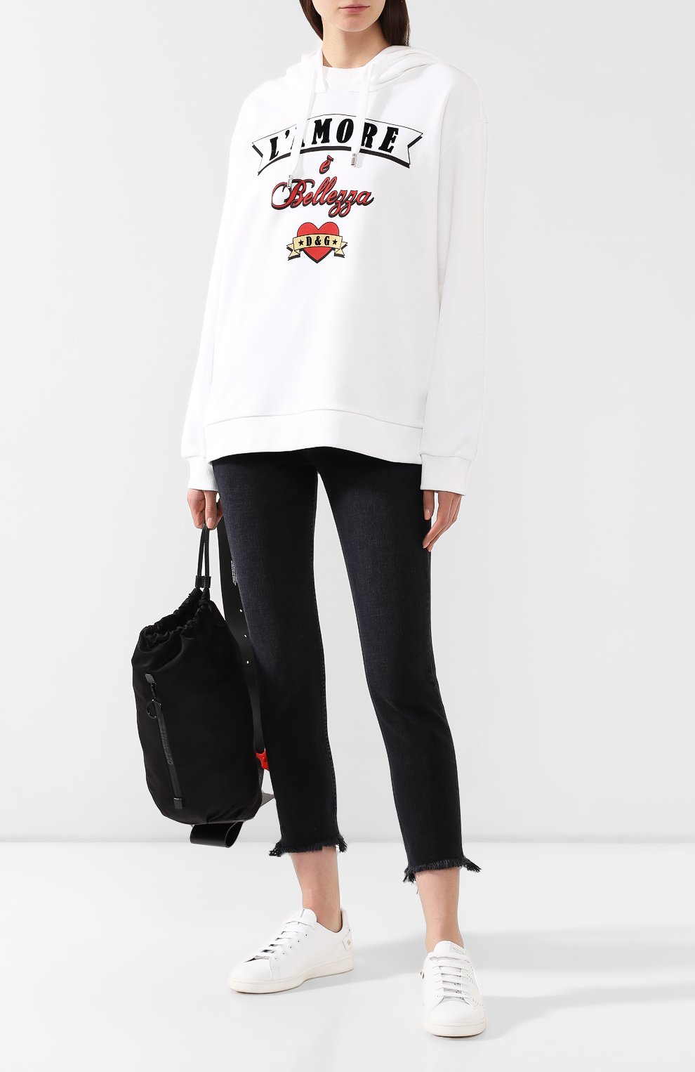 Хлопковое худи DOLCE & GABBANA, арт. F9E10T/G7RGY, фото 2