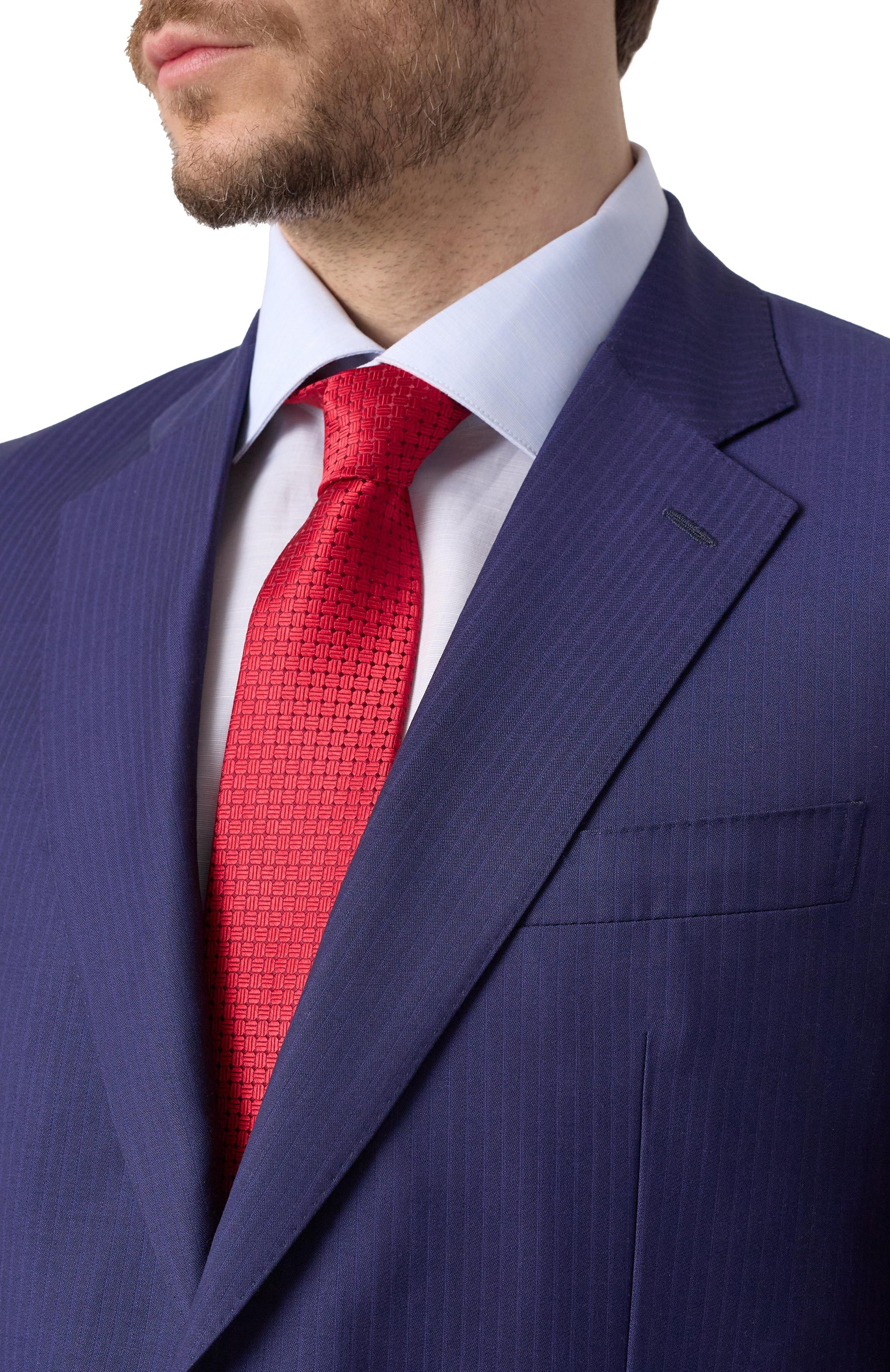 Шерстяной костюм STEFANO RICCI темно-синего цвета по цене 875500 руб., арт. M1SF432220/W0024S/64, фото 6 Шерстяной костюм STEFANO RICCI, арт. M1SF432220/W0024S/64, фото 6