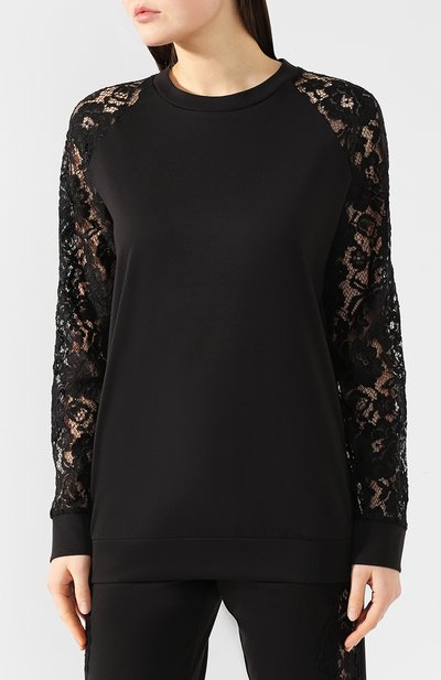Костюм из вискозы SEVEN LAB черного цвета по цене 21000 руб., арт. SS19/T- LACE BLACK, фото 2 Костюм из вискозы SEVEN LAB, арт. SS19/T- LACE BLACK, фото 2
