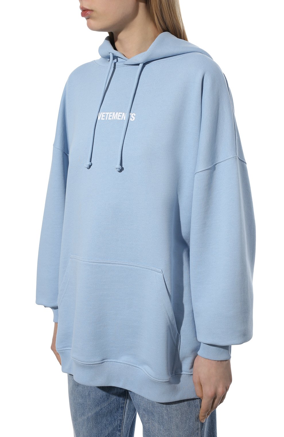Хлопковое худи VETEMENTS, арт. UE52TR380Z 1601/W, фото 3