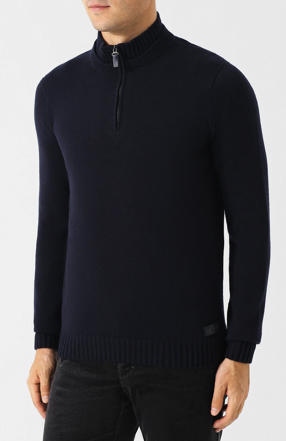 Кашемировый джемпер с воротником стойкой на молнии BRIONI, арт. UMEC0L/07K28, фото 3